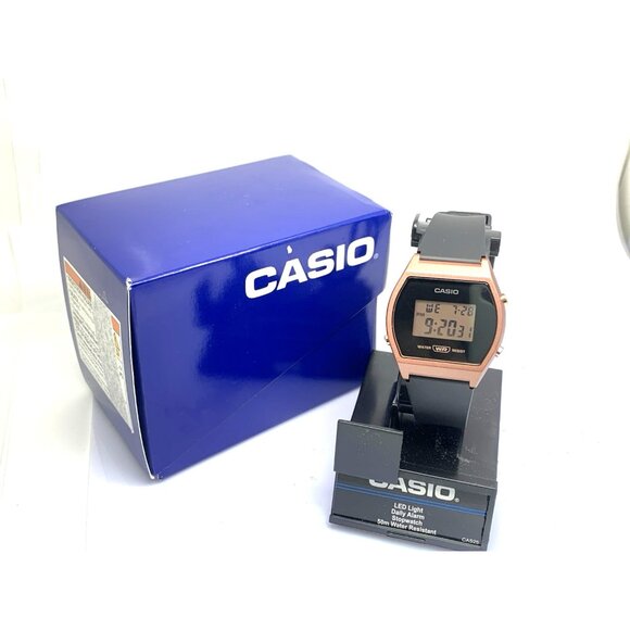 Casio Women\'s Watch LW204 Quartz Digital Rose Gold Black Resin 3294 35mm main image 14